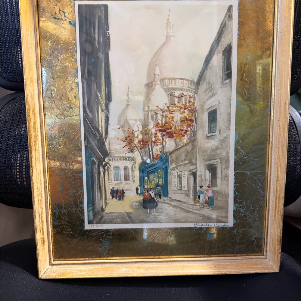 Charles Mondin Paris lithograph signed and numbered